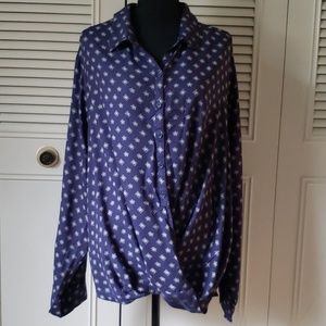 Navy Blouse